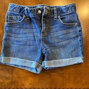 Girls Cat & Jack Jean Denim Shorts Bottoms